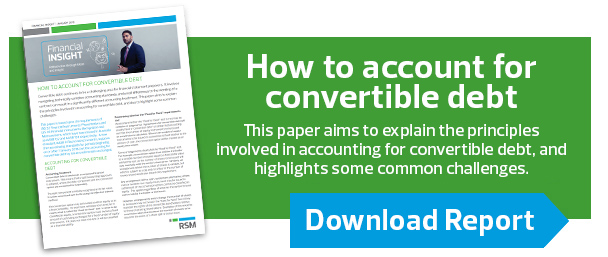 Want to know more information about the accounting treatment and common issues with convertible debt